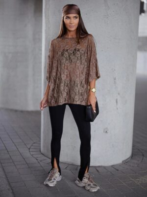 BLUZKA KORONKOWA CAPPUCCINO