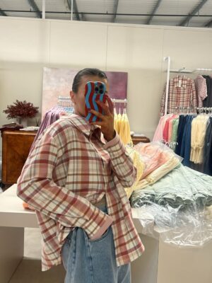 KOSZULA KRATA RÓŻOWA