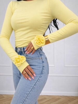BLUZKA ROSE BUTTER YELLOW