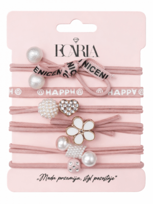 ZESTAW 6 GUMEK DO WŁOSÓW CUTE