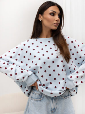 BLUZA DOTS BLUE JEANS