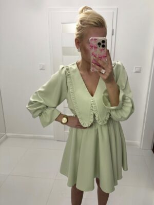 SUKIENKA LUNA PISTACHIO