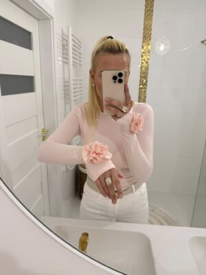 BLUZKA ROSE BRZOSKWINIA