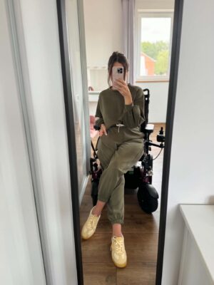 KOMPLET DRESOWY AZARA MASEŁKO KHAKI